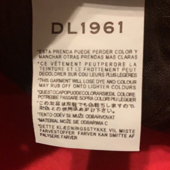 DL1961 Girls Jenny Black dark-wash Denim Skirt size 8 - Picture 9 of 9